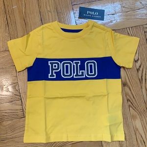 Polo Ralph Lauren yellow t-shirt 2t